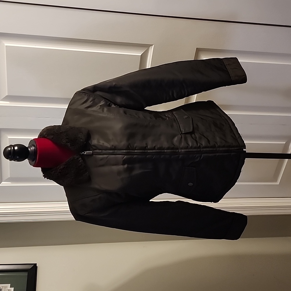 Vintage ESPRIT Outerwear Womens Winter Bomber Jacket Coat Brown Size Large